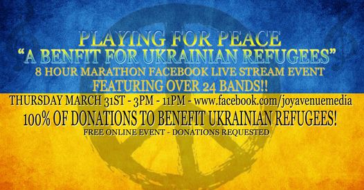 Marathon Concert for Ukraine Refugees Hosted by QC Music Community